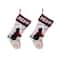 Glitzhome® 21" LED Cat Christmas Stockings, 2ct.